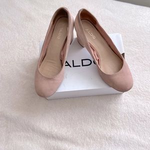 Pink ballerina style heels